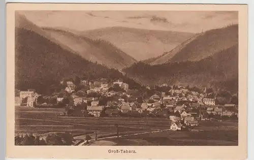(110147) AK Großtabarz, Thüringer Wald, Panorama, vor 1945