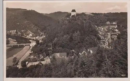 (110134) Foto AK Ziegenrück, Thüringen, Blick von der Waldkanzel, Sonderstempel