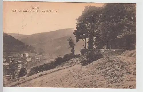 (109430) AK Ruhla, Breitenberg Hütte, Emilienruhe 1923