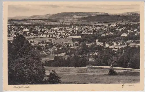 (109283) AK Saalfeld, Saale, Panorama 1933-45