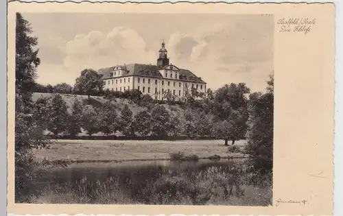 (109281) AK Saalfeld, Saale, Schloss, vor 1945