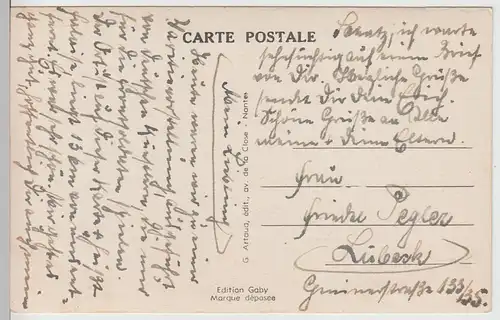 (109251) AK Falaise, Normandie, Ortsansicht, vor 1945