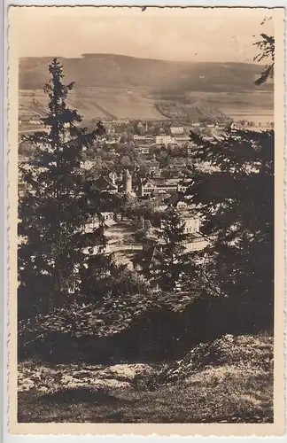 (109033) Foto AK Pößneck, Blick von der Altenburg 1935