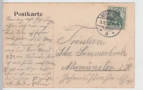 (108783) AK Ronneburg, Thüringen, Kirche St. Marien, Baderteich 1907