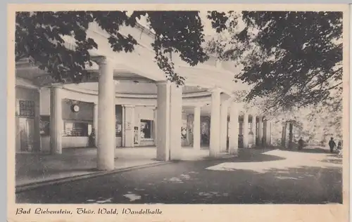 (108609) AK Bad Liebenstein i.Th., Wandelhalle, 1954