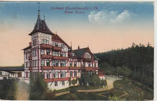 (107889) AK Bad Klosterlausnitz, Kurhaus 1921