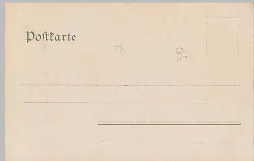 (106857) AK Apolda, Marktplatz, Litfaßsäule, bis 1905