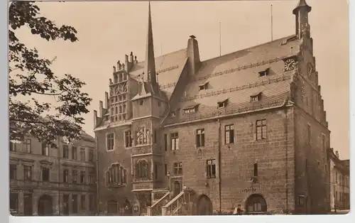(106528) Foto AK Neustadt an der Orla, Rathaus 1960