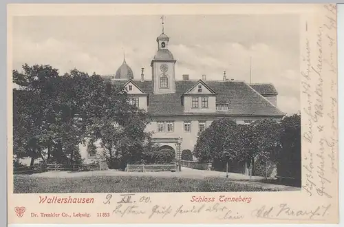 (106479) AK Waltershausen, Schloss Tenneberg 1900