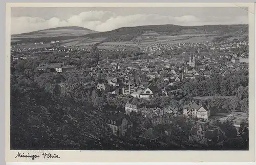 (106458) AK Meiningen, Gesamtansicht vor 1945