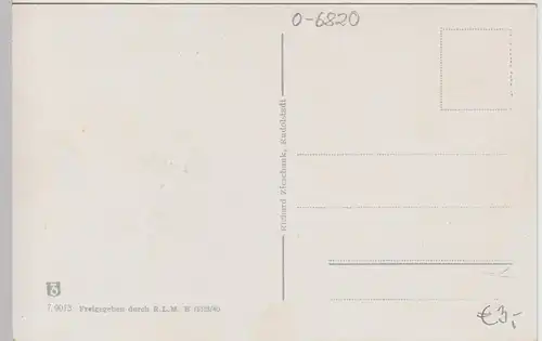 (106447) AK Rudolstadt, Blick vom Hain, 1933-45