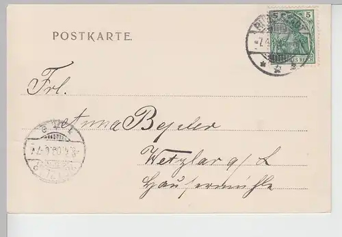(106446) AK Rudolstadt, Blick auf das Schloss und die Stadt, 1903