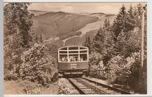 (105278) Foto AK Lichtenhain a.d. Bergbahn, Oberweißbacher Bergbahn 1965