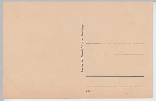 (105231) AK Meiningen, Thüringen, Landestheater