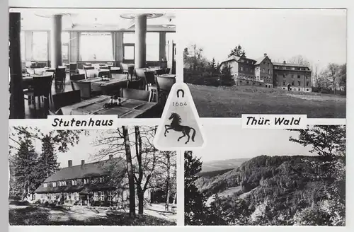 (105151) Foto AK Stutenhaus, Vesser, Suhl, Mehrbildkarte 1948-64