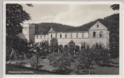 (105150) Foto AK Kloster Paulinzella 1959