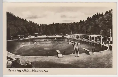 (105139) Foto AK Rastenberg, Thüringen, Schwimmbad 1953