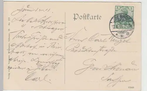 (104754) AK Oberhof i.Th., Falkenstein im Dietharzergrund, 1911