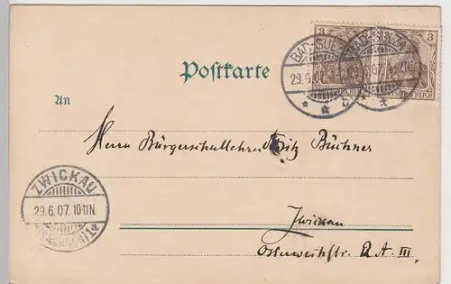 (104505) AK Bad Sulza, Gesamtansicht, 1907