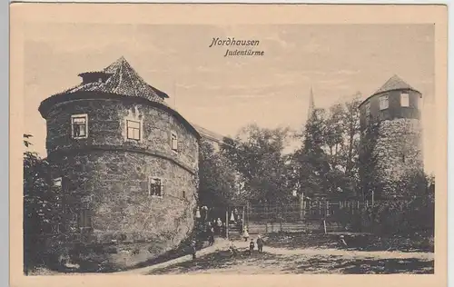 (104502) AK Nordhausen, Judentürme, vor 1945