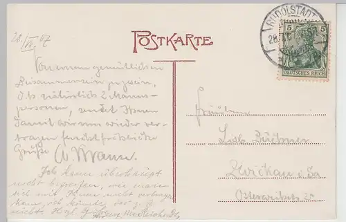 (104473) AK Saalfeld a.S., Saalepartie 1907
