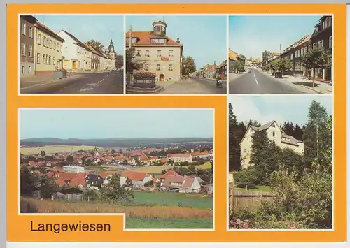 (103037) AK Langewiesen, Mehrbildkarte 1987