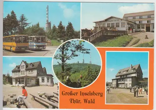 (102720) AK Großer Inselsberg, Mehrbildkarte, Berggasthof Stöhr, 1983