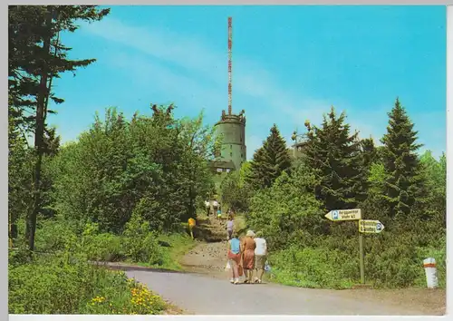 (102717) AK Großer Inselsberg, Weg zum Gipfel 1975