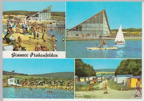 (102633) AK Stausee Hohenfelden, Mehrbildkarte 1973