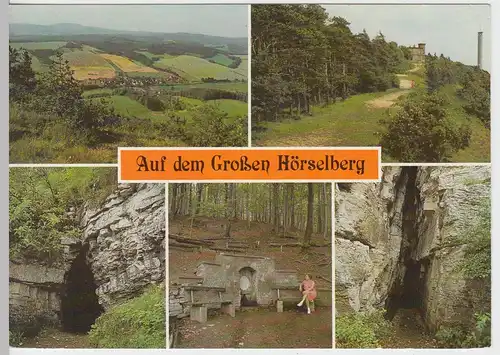 (102618) AK Großer Hörselberg, Mehrbildkarte, Jesusbrünnlein, Tannhäuserhöhle 19