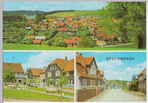 (102571) AK Geschwenda, Mehrbildkarte 1975