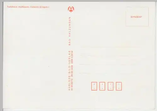 (102529) AK Gotha, Mehrbildkarte 1987