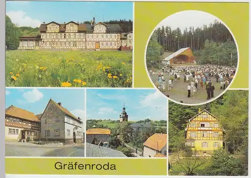 (102514) AK Gräfenroda, Mehrbildkarte 1988
