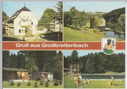 (102493) AK Großbreitenbach, Mehrbildkarte 1989