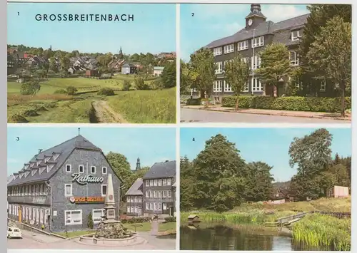 (102480) AK Großbreitenbach, Mehrbildkarte 1974