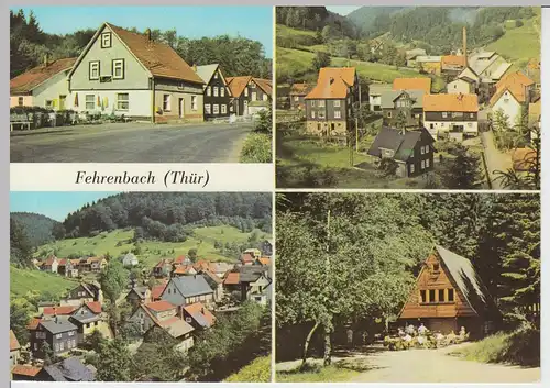 (102443) AK Fehrenbach (Thür.), Mehrbildkarte 1980