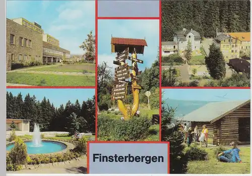 (102428) AK Finsterbergen, Mehrbildkarte 1989