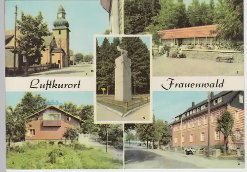 (102372) AK Frauenwald, Mehrbildkarte 1967