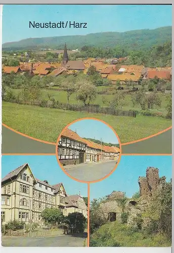 (102152) AK Neustadt/Harz, Mehrbildkarte 1983