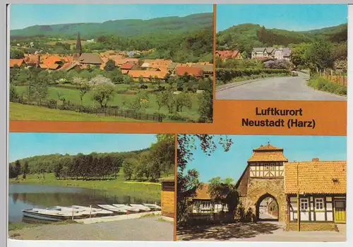 (102150) AK Neustadt/Harz, Mehrbildkarte 1983