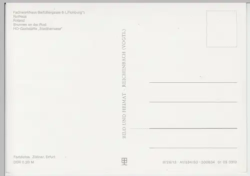 (102136) AK Nordhausen, Mehrbildkarte 1983