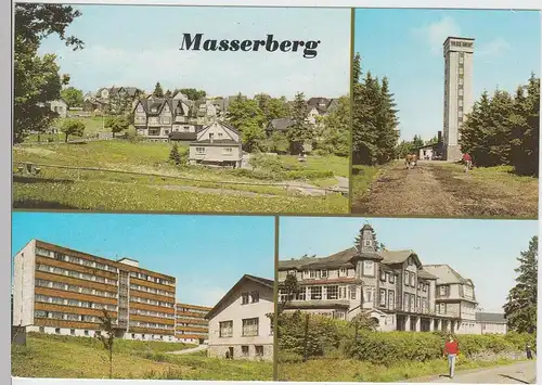 (102081) AK Masserberg, Mehrbildkarte 1989