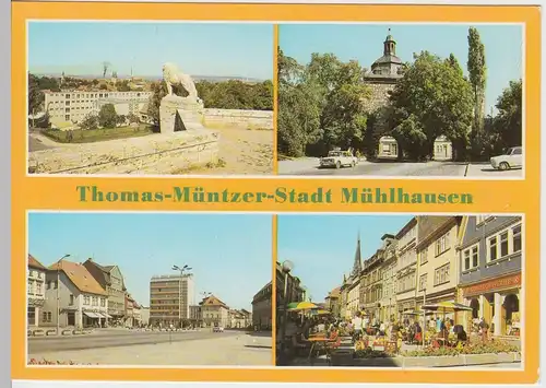 (102033) AK Mühlhausen (Thür.), Mehrbildkarte 1988