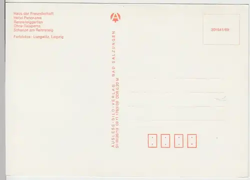 (102011) AK Oberhof, Mehrbildkarte 1989