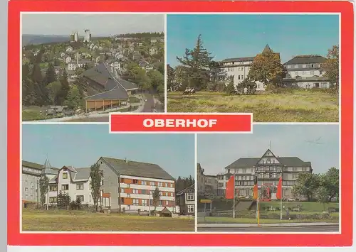 (102009) AK Oberhof, Mehrbildkarte 1987