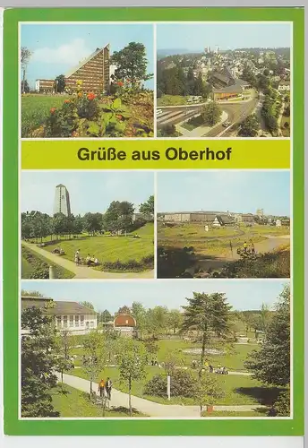 (102006) AK Oberhof, Mehrbildkarte 1987