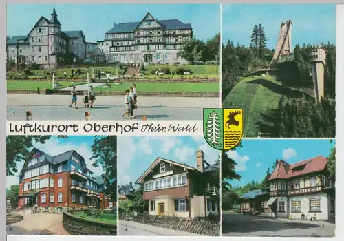 (101998) AK Oberhof, Mehrbildkarte 1970