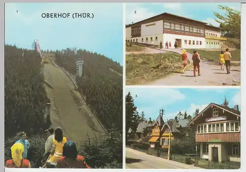 (101996) AK Oberhof, Mehrbildkarte 1975