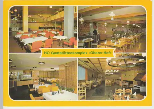 (101985) AK Oberhof, HO-Gaststättenkomplex "Oberer Hof" 1987