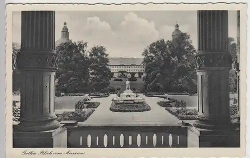 (101719) AK Gotha, Blick vom Museum, vor 1945